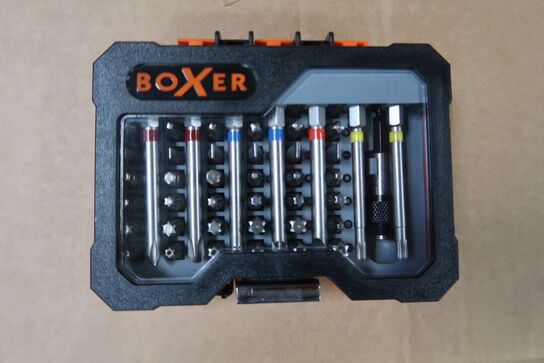 4 pk. Boxer Bitssæt 56 dele - S2 Stål