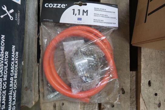 Gasregulator inklusive sikkerhedsmanometer 1,1 m SE