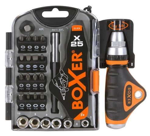 2 pk. Boxer® toppe- og bitssæt 25 dele