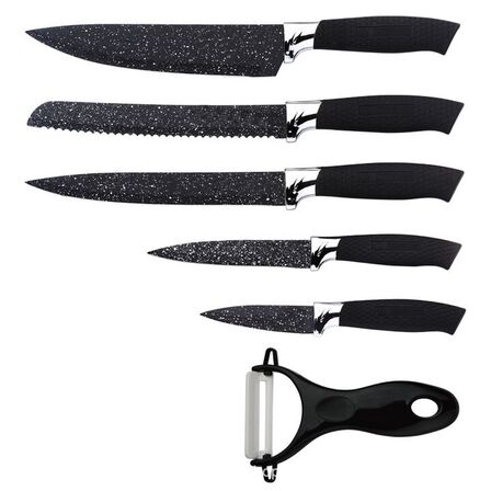 2 stk. Kitchen King Premium køkkenknivsæt 6-pak