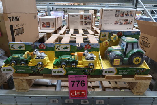 3 stk. Legetøjstraktorer - John Deere