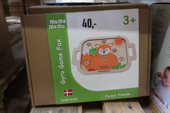 8 pk. MaMaMeMo - Snurretop spil // Ræv