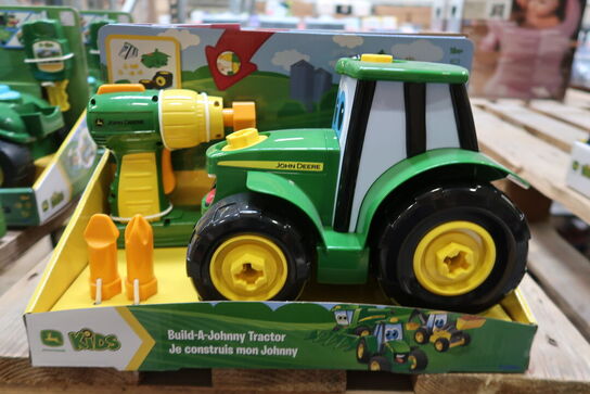 2 stk. John Deere Johnny Traktor, Byg en traktor