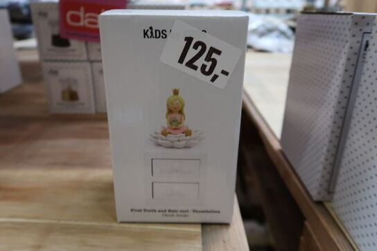 2 stk. Kids By Friis Tandæske og hårlok, Tommelise