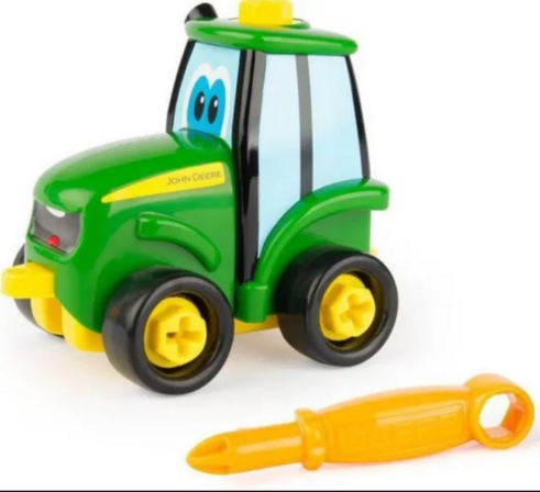 4 stk. Tomy John Deere Build-A-Buddy, Traktor