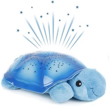 2 stk. Natlampe fra Cloud b - Twinkling Twilight Turtle - Turkis