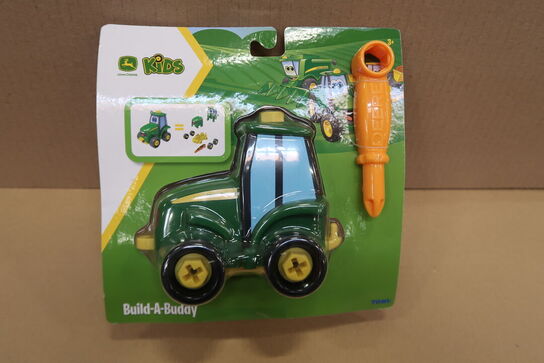 4 stk. Tomy John Deere Build-A-Buddy, Traktor