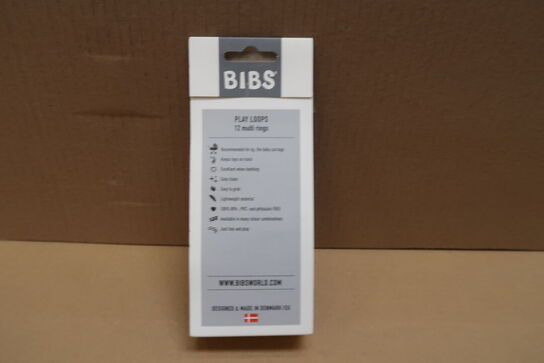 23 pk. BIBS Loop Ringe, Sort/Hvid