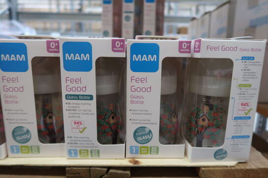 26 stk. Mam Glassutteflaske 170 Ml 0 Mdr. Neutral 