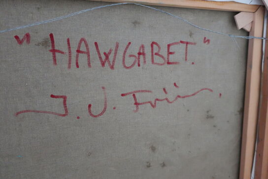 Maleri J.J. FRIIS "Hawgabet"