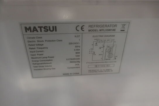 Køleskab MATSUI MTL55W18E