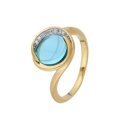 Sky Blue Forever Ring - Str. S/52-53 mm.