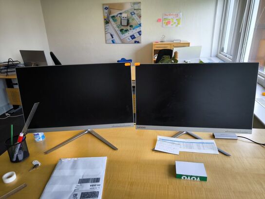 2 stk. 24" skærme LENOVO