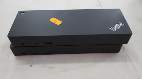 2 stk. dockingstationer LENOVO Thunderbolt 3 dock