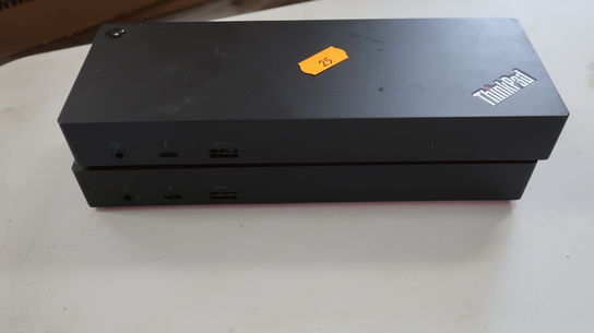 2 stk. dockingstationer LENOVO Thunderbolt 3 dock