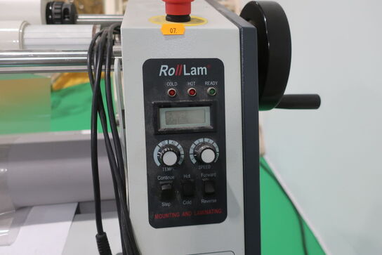 Lamineringsmaskine ROLLLAM E120W med div. Lamineringspapir