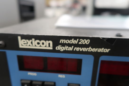 Digital Reverb LEXICON Model 200