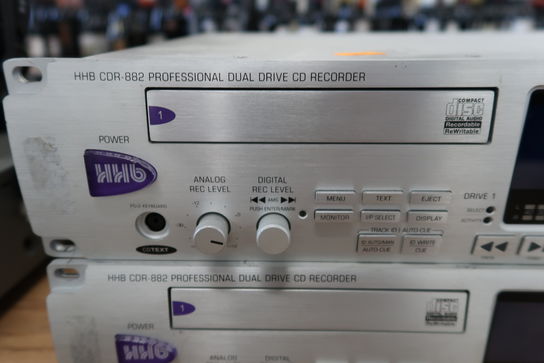 2 stk. CD-recordere HHB CDR-882 DualBurn