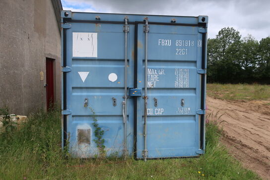 20 fods container uden indhold