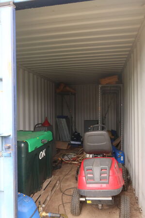 20 fods container uden indhold