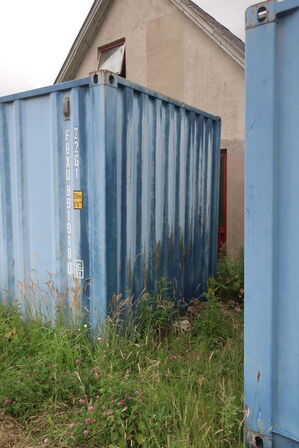 20 fods container uden indhold