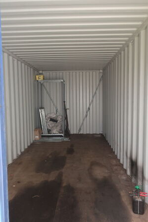 20 fods container uden indhold