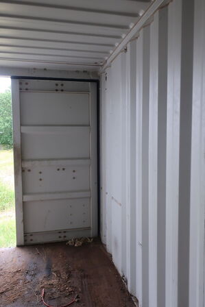 20 fods container uden indhold