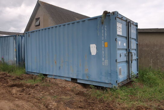 20 fods container uden indhold