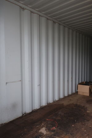 20 fods container uden indhold