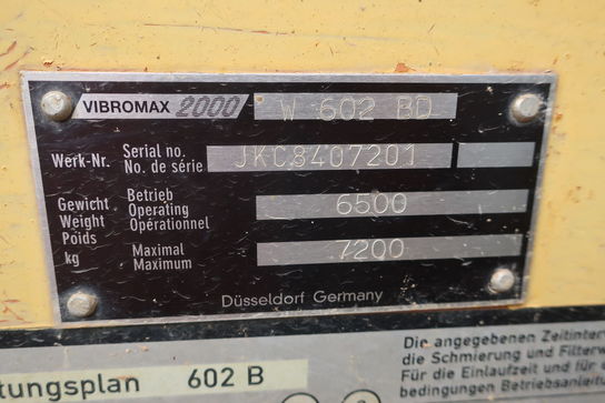 Tromle VIBROMAX 2000 W 602 BD