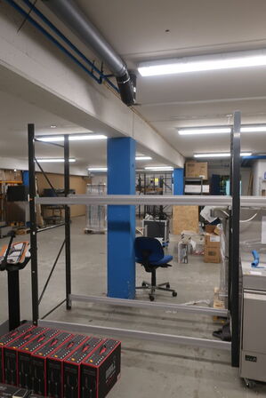 3 fag pallereoler uden indhold