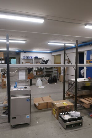 3 fag pallereoler uden indhold