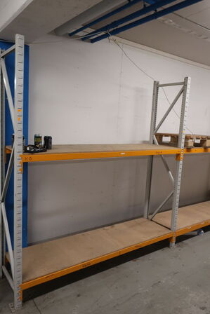 3 fag pallereoler uden indhold