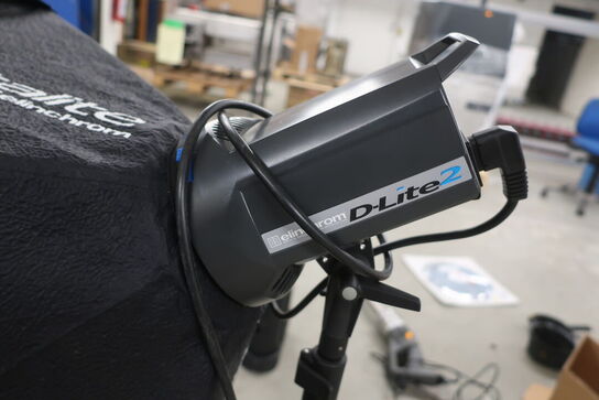 Softbox med lampe D-LITE 2