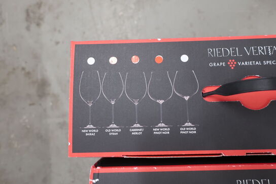 7 sæt rødvinsglas RIEDEL 