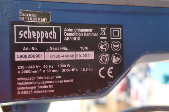 Betonhammer SCHEPPACH AB 1900