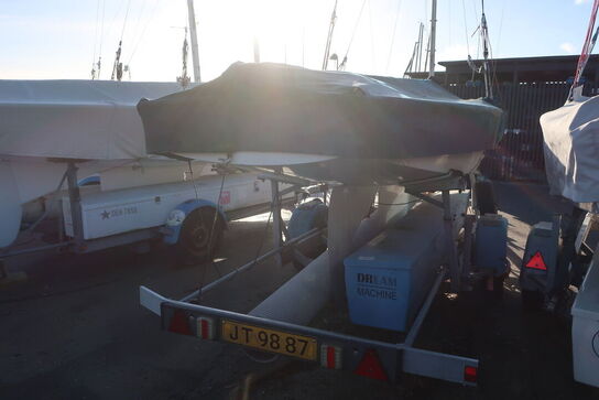 Bådtrailer, Bootswerft type S - Specialtrailer til STAR kølbåd # UDEN INDHOLD