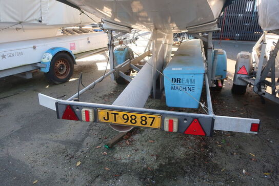 Bådtrailer, Bootswerft type S - Specialtrailer til STAR kølbåd # UDEN INDHOLD