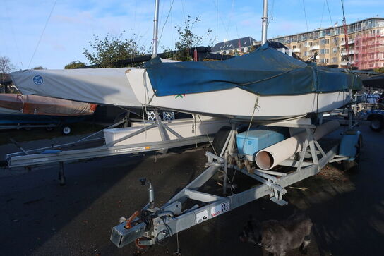 Sejlbåd, START BÅD, Bootswerft STAR - komplet med mast og segl # UDEN TRAILER