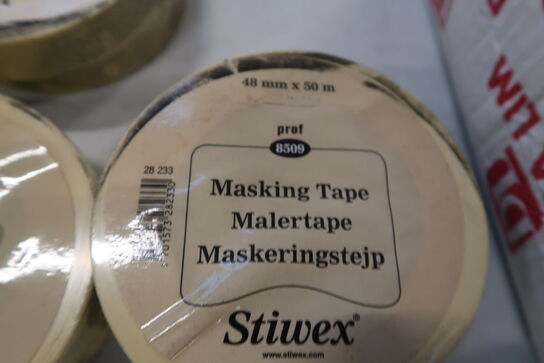 18 ruller maler tape