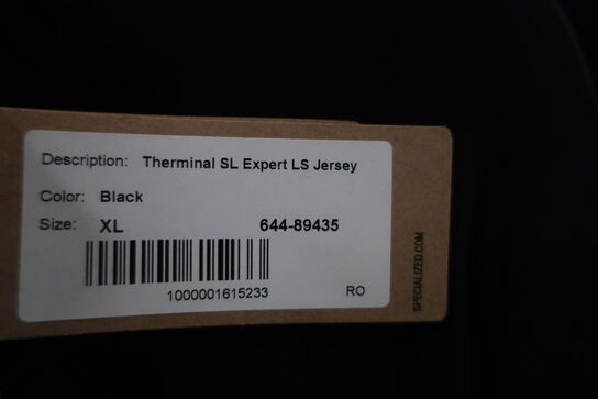 Cykeljakke SPECIALIZED Therminal SL Expert LS Jersey Str: XL