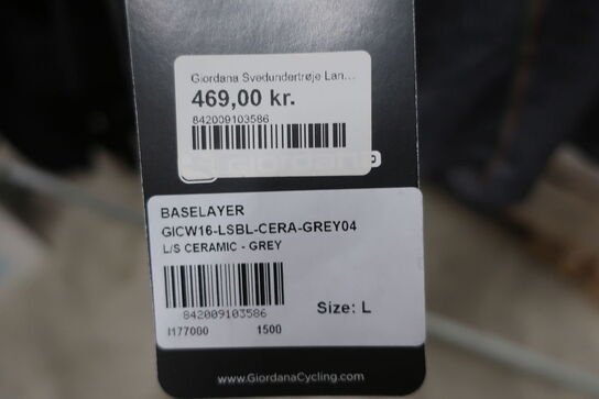 Svedundertrøje GIORDANA Baselayer Str: L