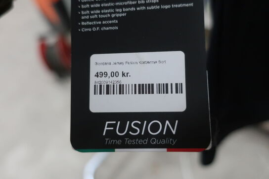 Cykeltrøje GIORDANA Fusion Men S/S Jersey Str: M