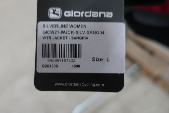 Cykeljakke GIORDANA Silverline Women WTR Jacket Str: L