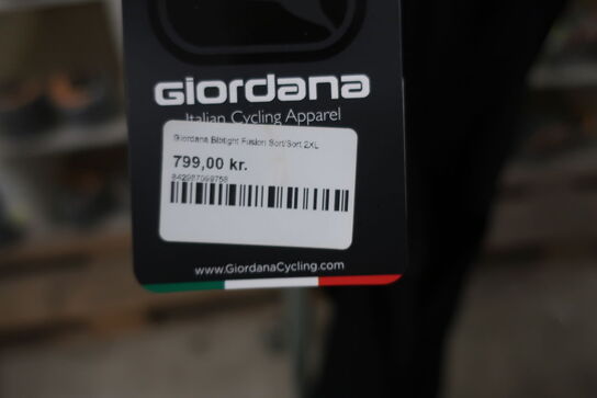 Cykelbukser GIORDANA Fusion BIB Tights Str: 2XL