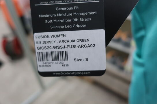 Cykeltrøje GIORDANA Fusion Women S/S Jersey Str: S