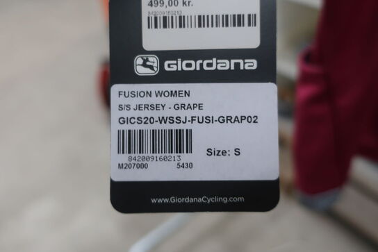 Cykeltrøje GIORDANA Fusion Women S/S Jersey Str: S