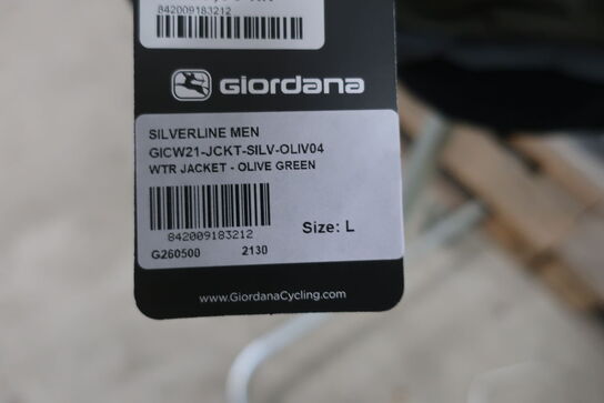 Cykeljakke GIORDANA Silverline Men WTR Jacket Str: L