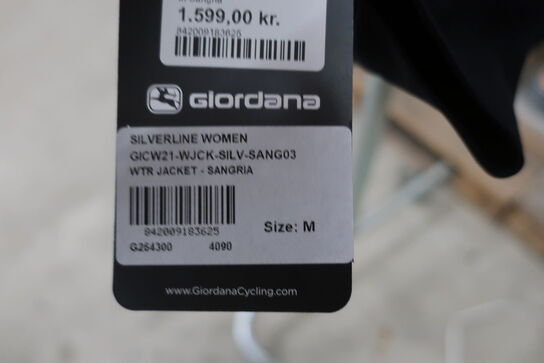 Cykeljakke GIORDANA Silverline Women WTR Jacket Str: M