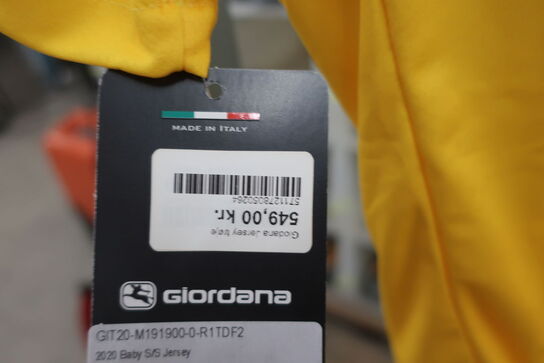 Cykeltrøje GIORDANA 2020 Baby S/S Jersey Str: 6Y